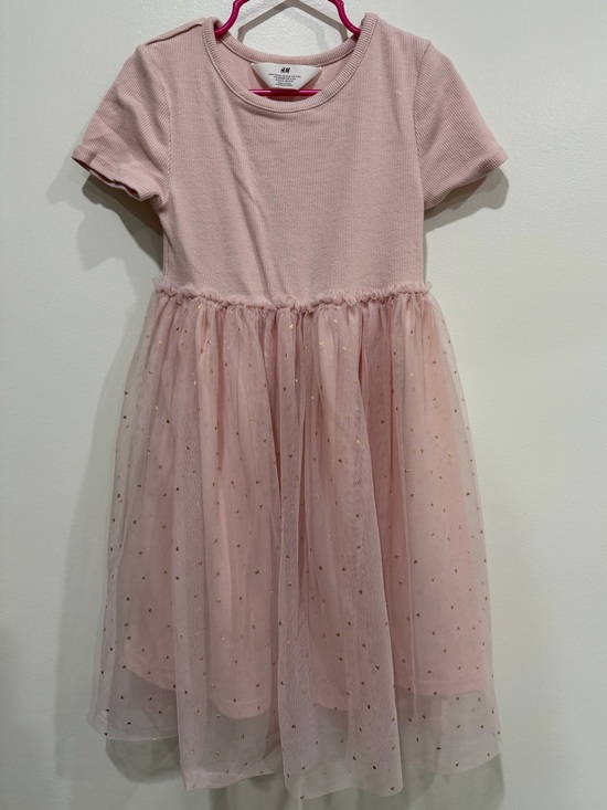 H&M Other - H&M kids Light Pink Ribbed Crewneck Dress